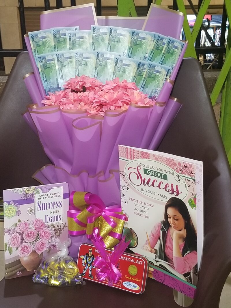 Success card bouquet