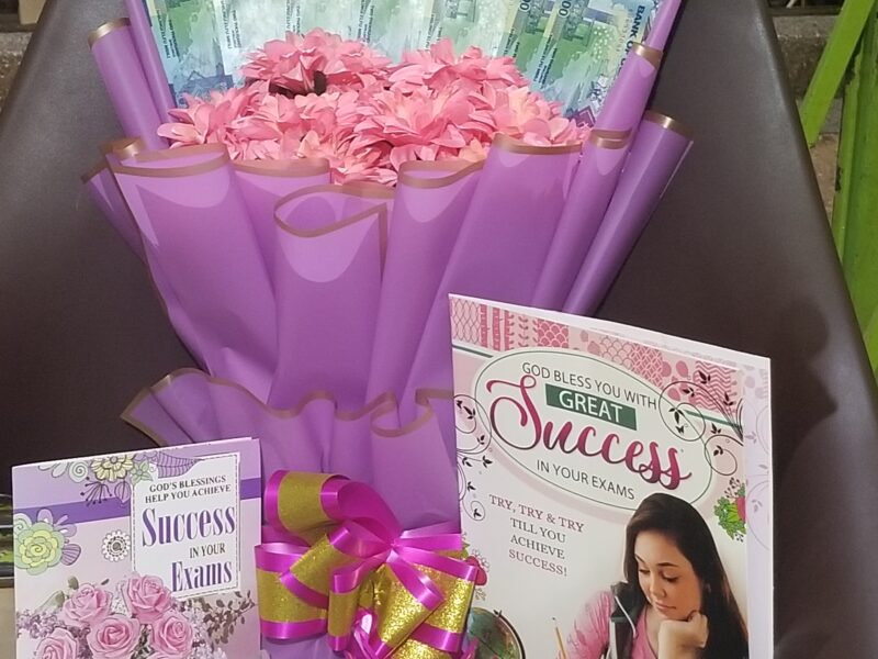 Success card bouquet